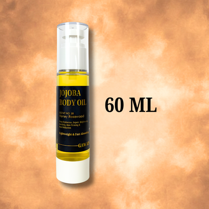 Jojoba Body Oil- Vanilla Oak Scent