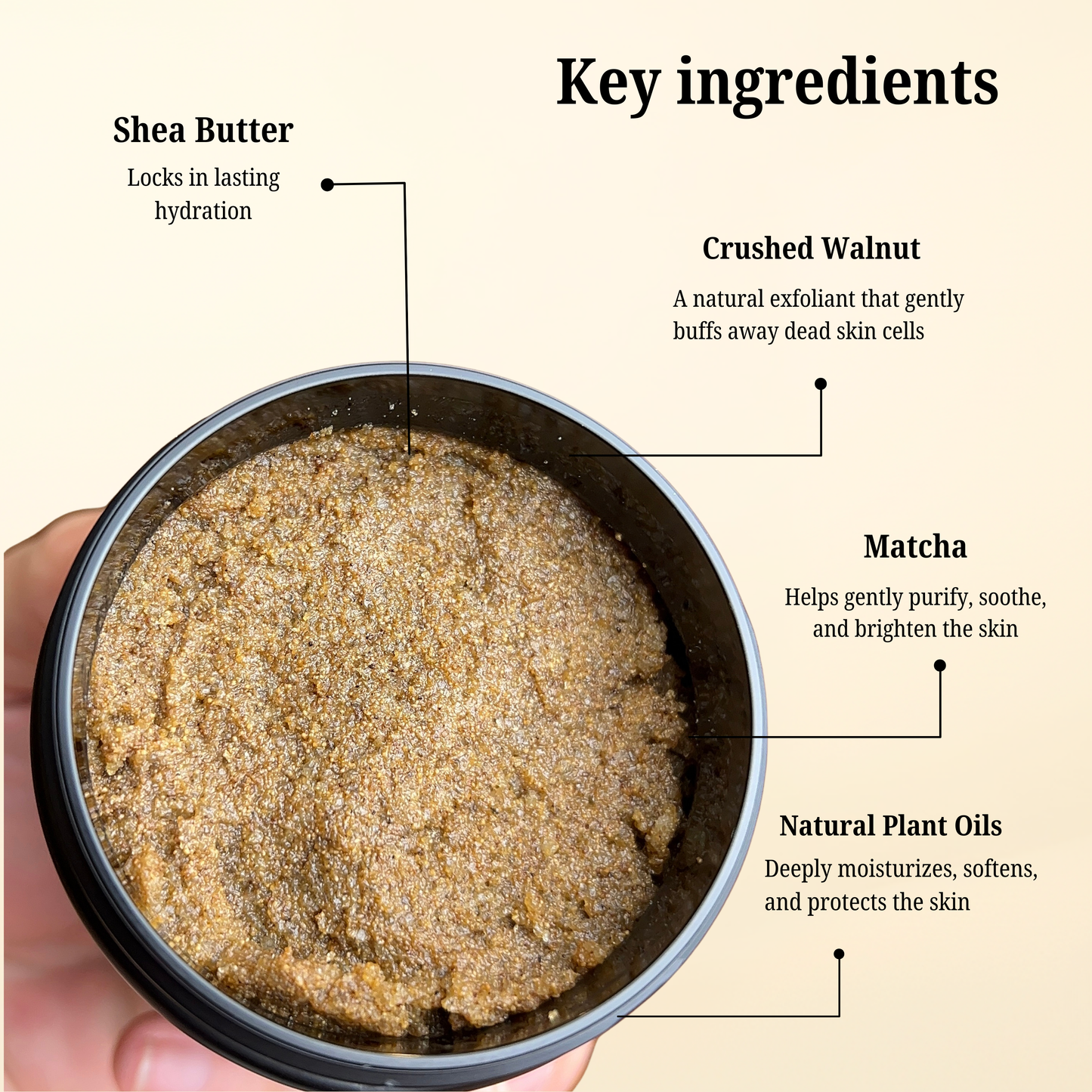 Matcha Walnut Body Scrub