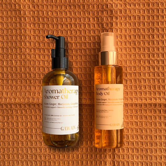 Warm Ginger Aromatherapy body care set