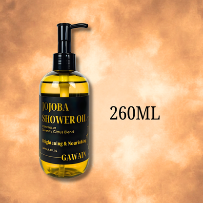Jojoba Shower Oil- Vanilla Oak Scent