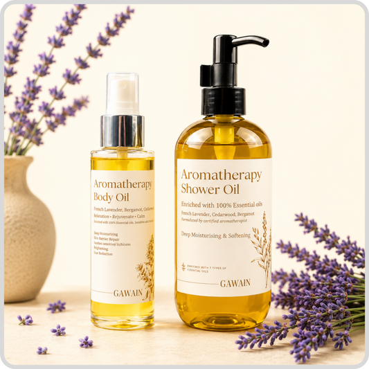 French Lavender Aromatherapy body care set